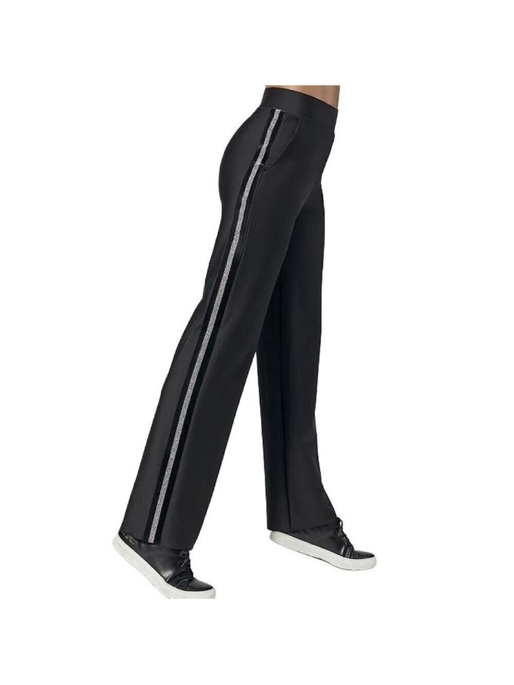 Ultracor Element Swarovski Crystal Black Tuxedo Pants - Size Small
